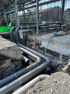 東ソー内埋設管迂回工事